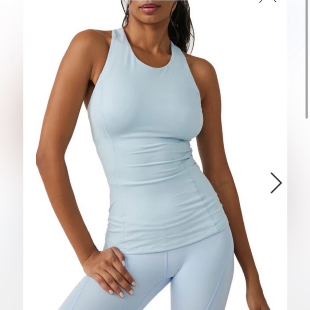 Free People movement strappy workout top